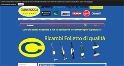 Desktop Screenshot of cianfroccaricambi.com