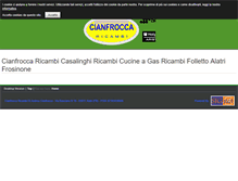 Tablet Screenshot of cianfroccaricambi.com